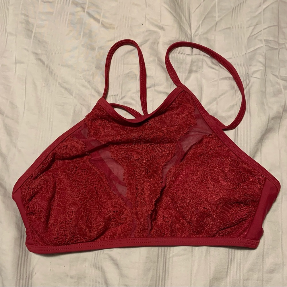 Lace Bathing Suit Top